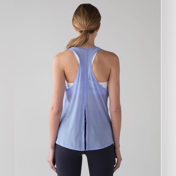 Lululemon Two With One Singlet - Hydrangea Blue - Picture 1 of 6